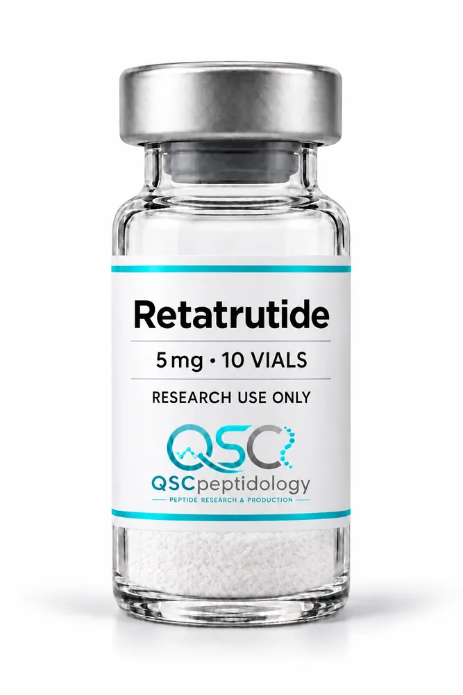 Retatrutide 5mg (Paket 10 botol) QSC Peptidology